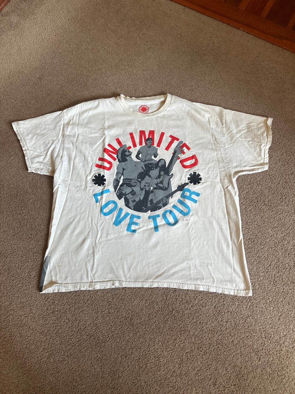 Red Hot Chili Peppers Unlimited Love Tour T-Shirt Size XL